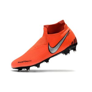 Kopačky Pánské Nike Phantom VSN Elite DF FG – oranžový Černá Stříbrný